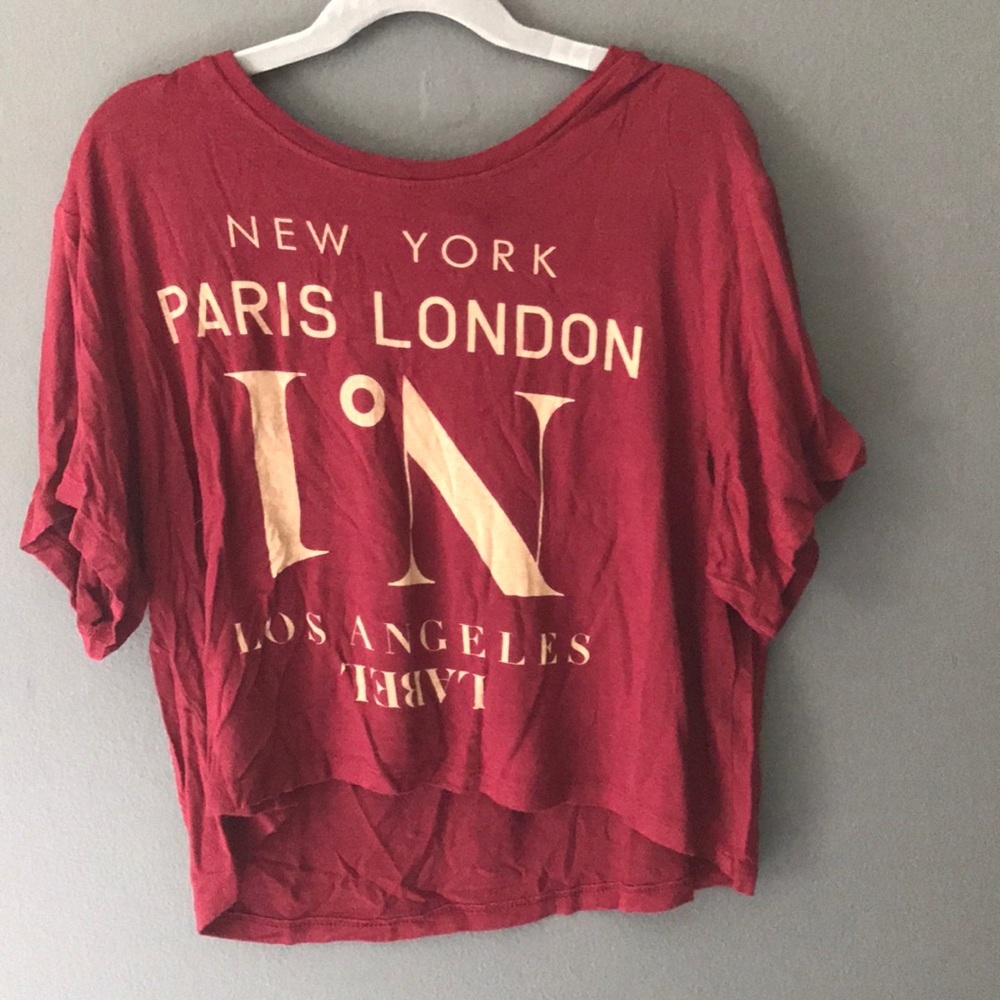 Crop top tee
